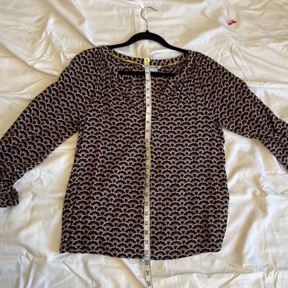 Boden Patterned Blouse - Picture 7 of 11